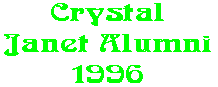 Crystal Janet Alumni 1996