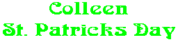 Colleen St. Patricks Day