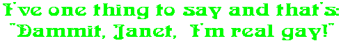 I've one thing to say and that's: 