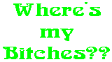 Where's my Bitches??