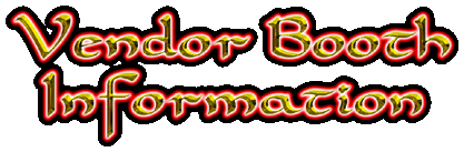 Vendor Booth Information