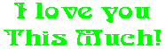 I love you This Much!